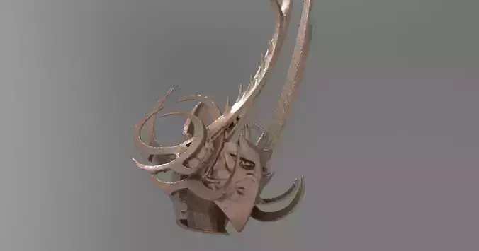 Baroque Spiked war helmet