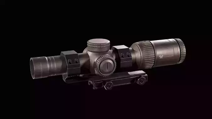 RIFLE SCOPE VORTEX RAZOR HD GEN II E Low-poly 3D model