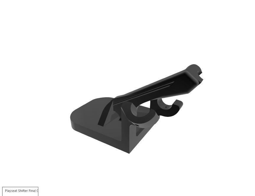 Playseat Challenge Shifter Mount 3D print model_6
