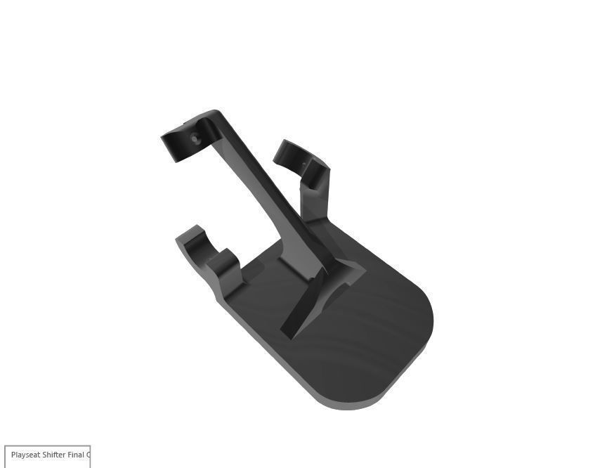 Playseat Challenge Shifter Mount 3D print model_4