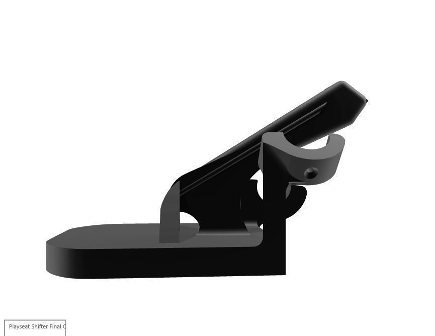 Playseat Challenge Shifter Mount 3D print model_7