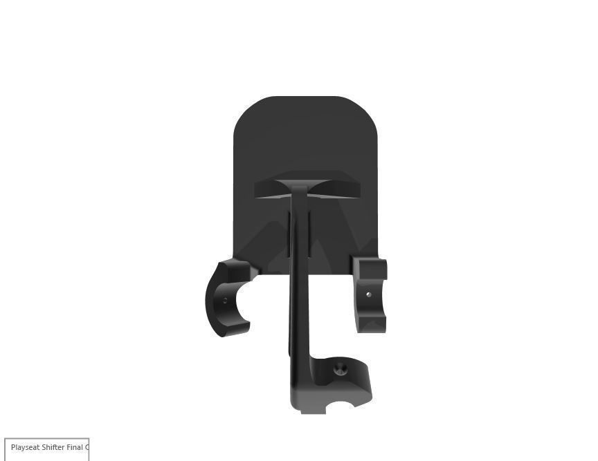 Playseat Challenge Shifter Mount 3D print model_5