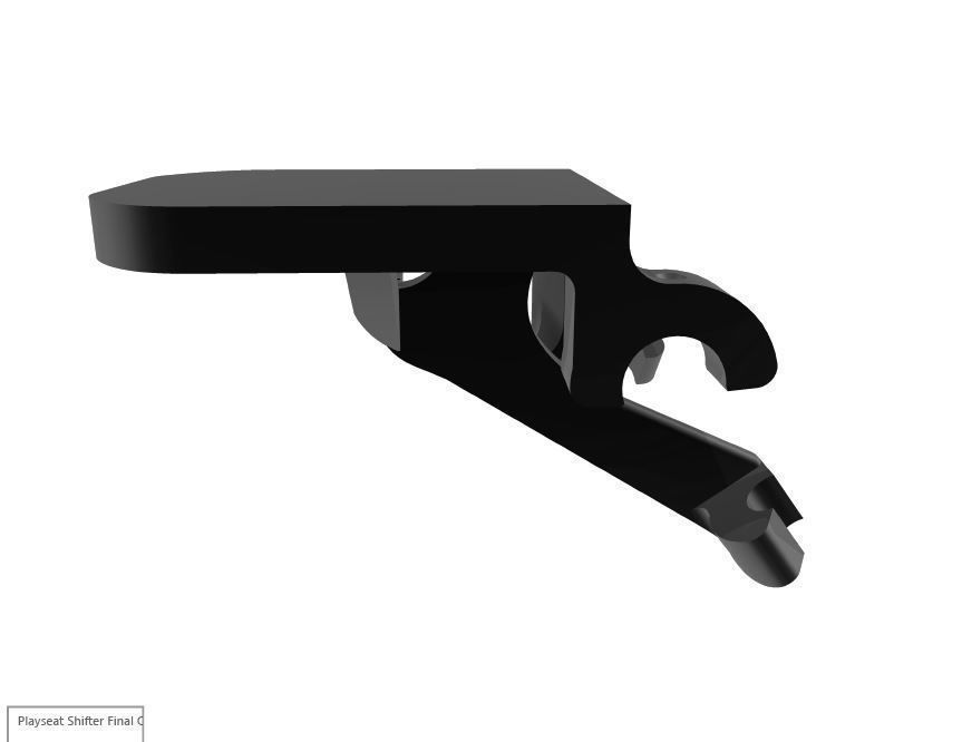 Playseat Challenge Shifter Mount 3D print model_2