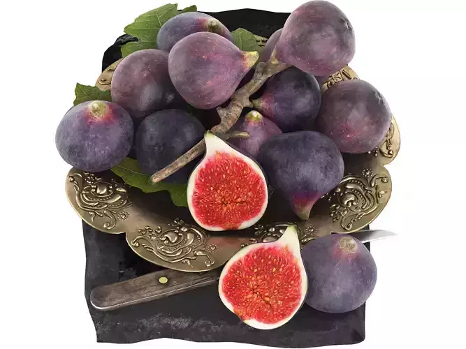 plate of figs fruit