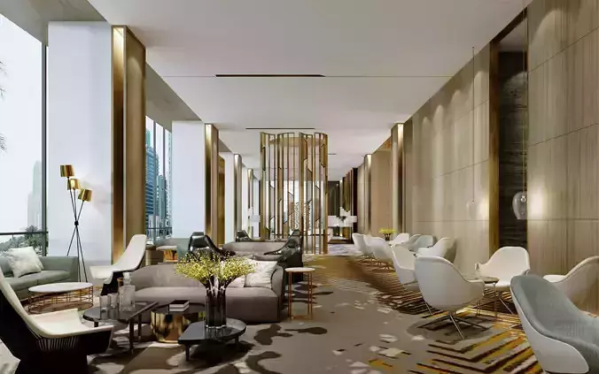 Modern minimalist sales department