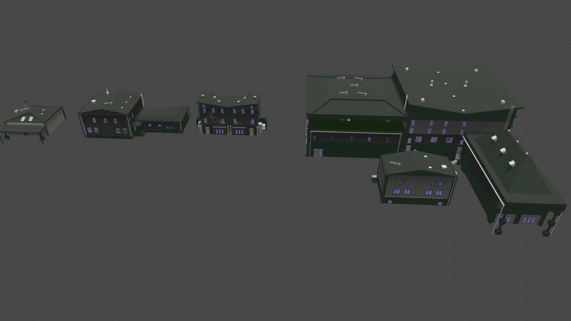 Building Pack  Free 3D model_7