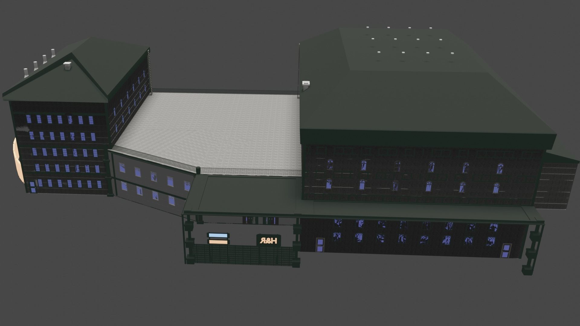 Building Pack  Free 3D model_6