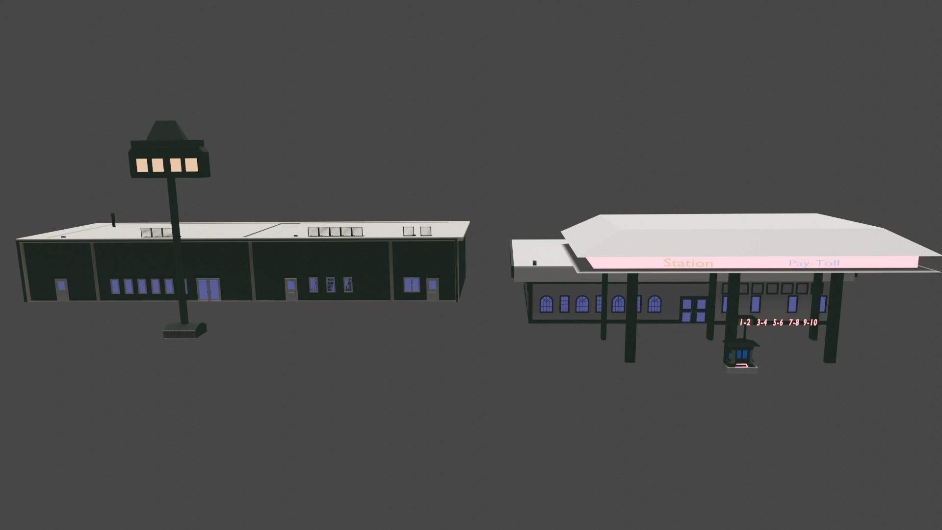 Building Pack  Free 3D model_12