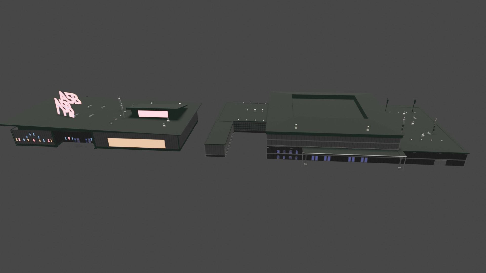 Building Pack  Free 3D model_5