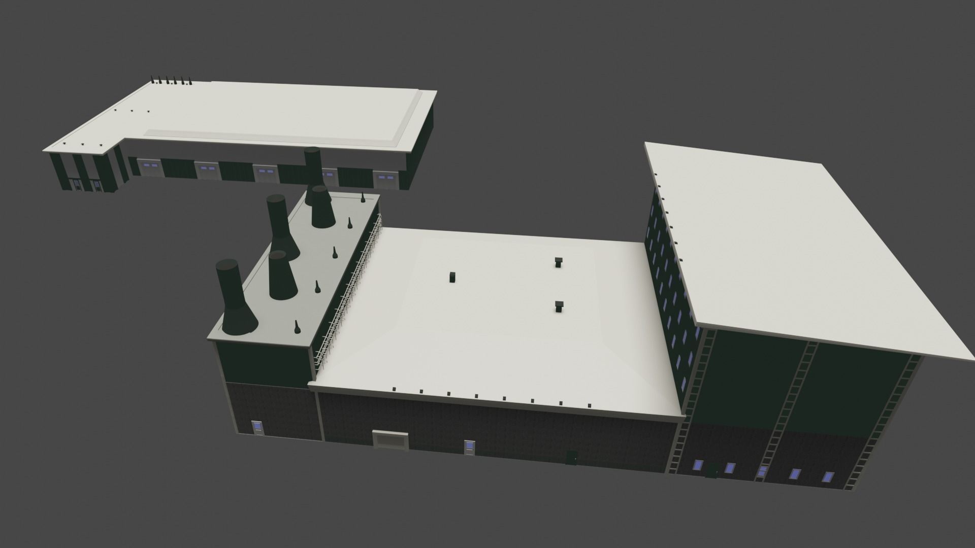 Building Pack  Free 3D model_13