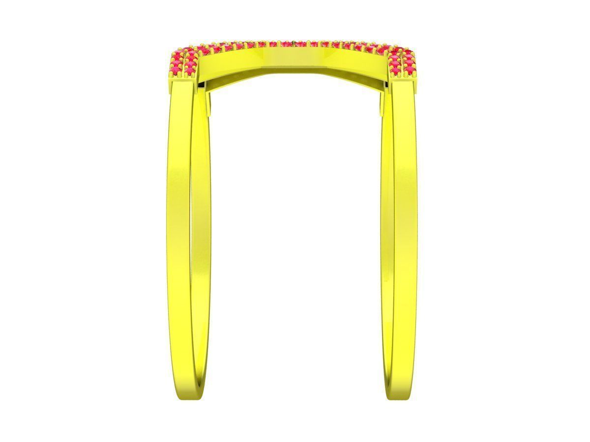 6391 Korean Fashion Diamond Bangle 3D print model_3