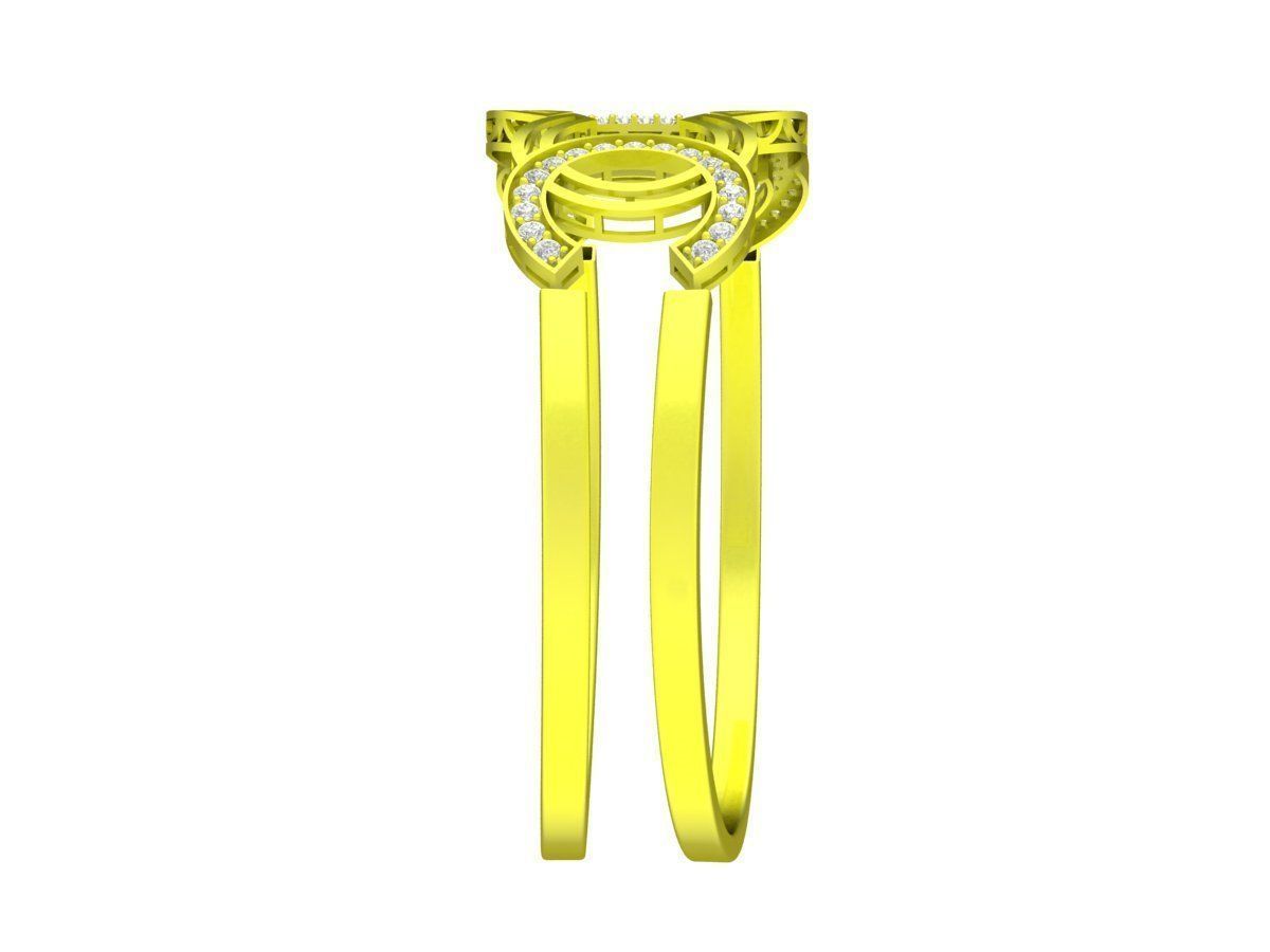6392 Vietnamese Diamond Bangle 3D print model_3