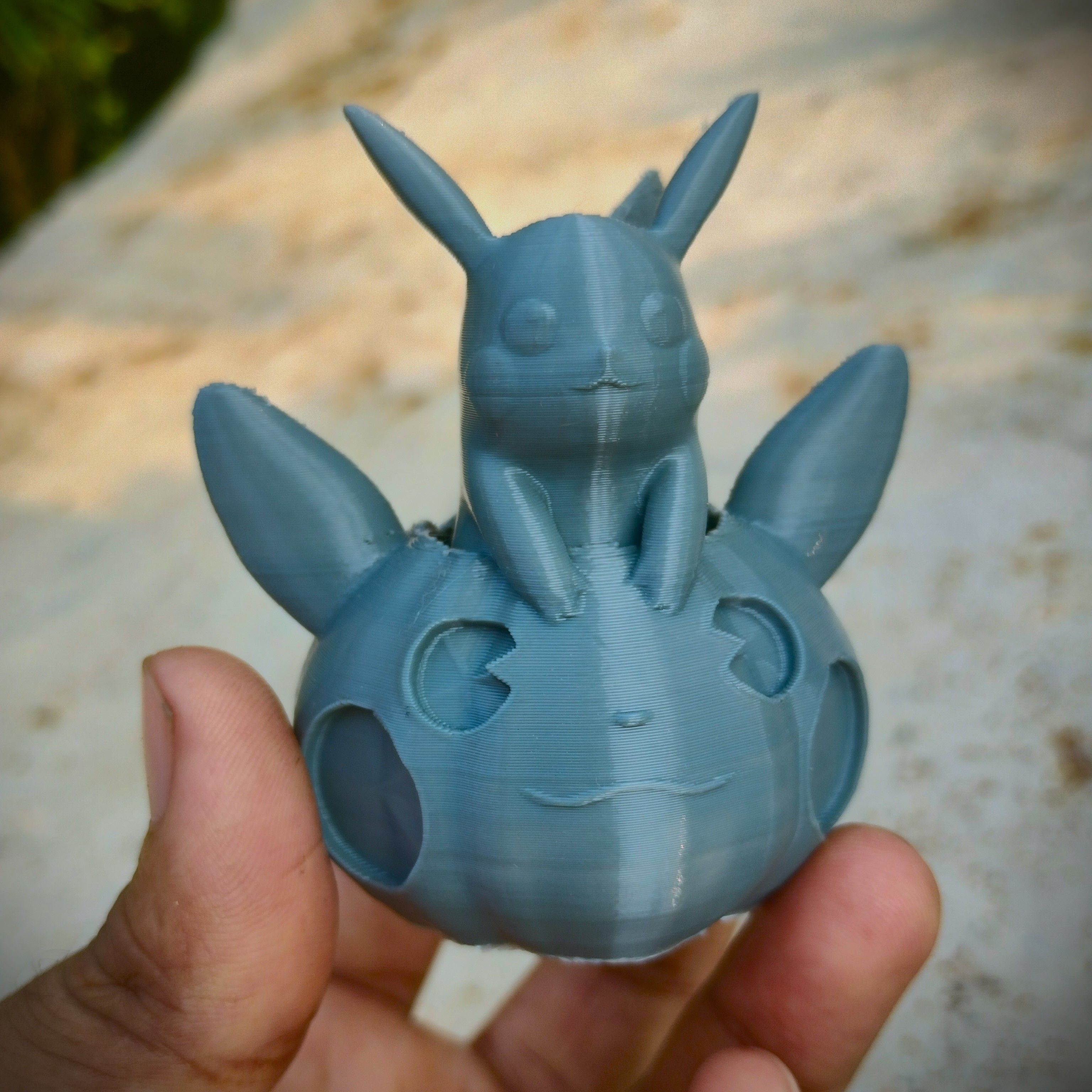 Halloween Special Pumpkin Pikachu 3D print model_1