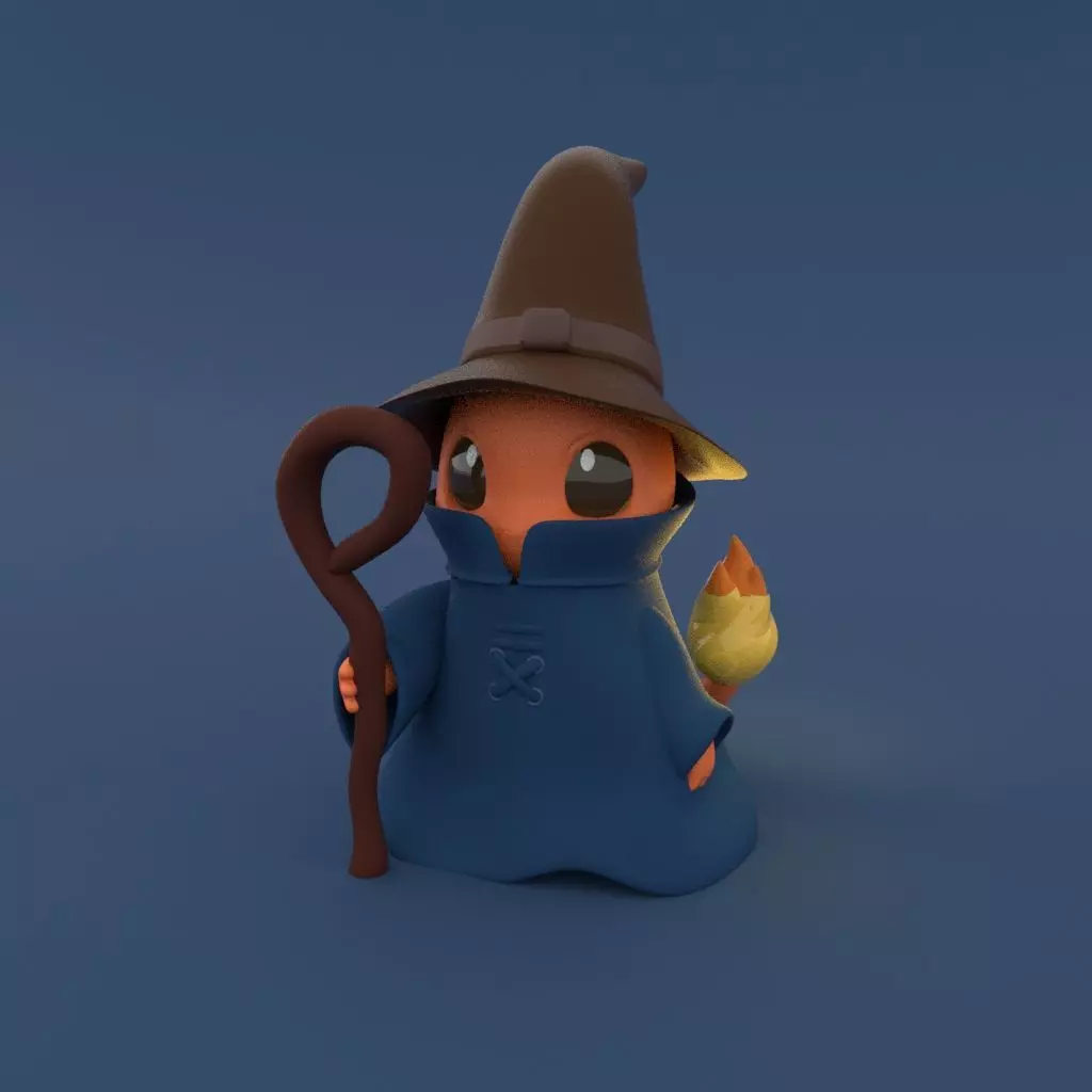 Halloween Special Wizard Charmander 3D print model_0
