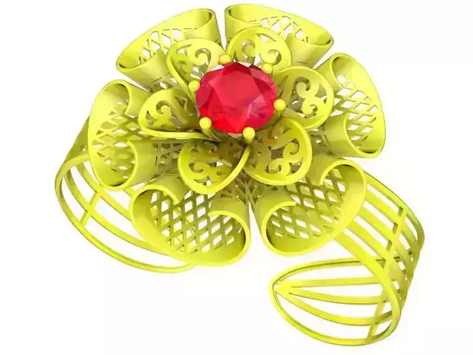 6404 ultra vision flower diamond banlge