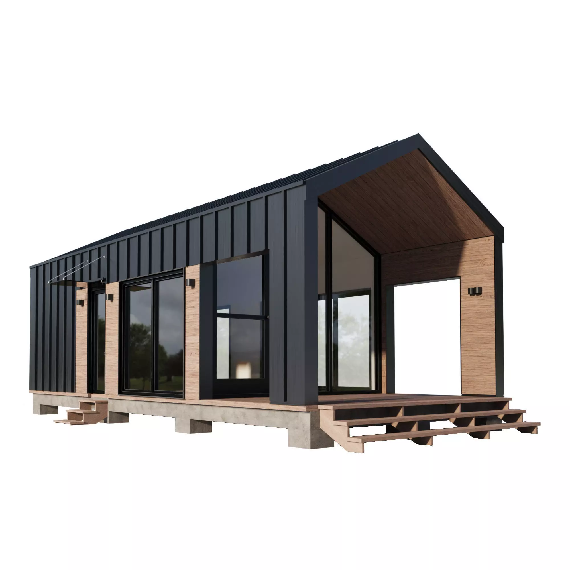 Container Home 01 3D model_0