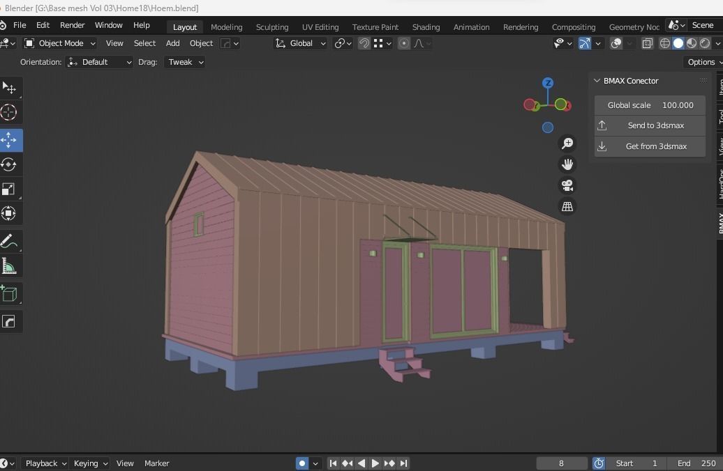 Container Home 01 3D model_6