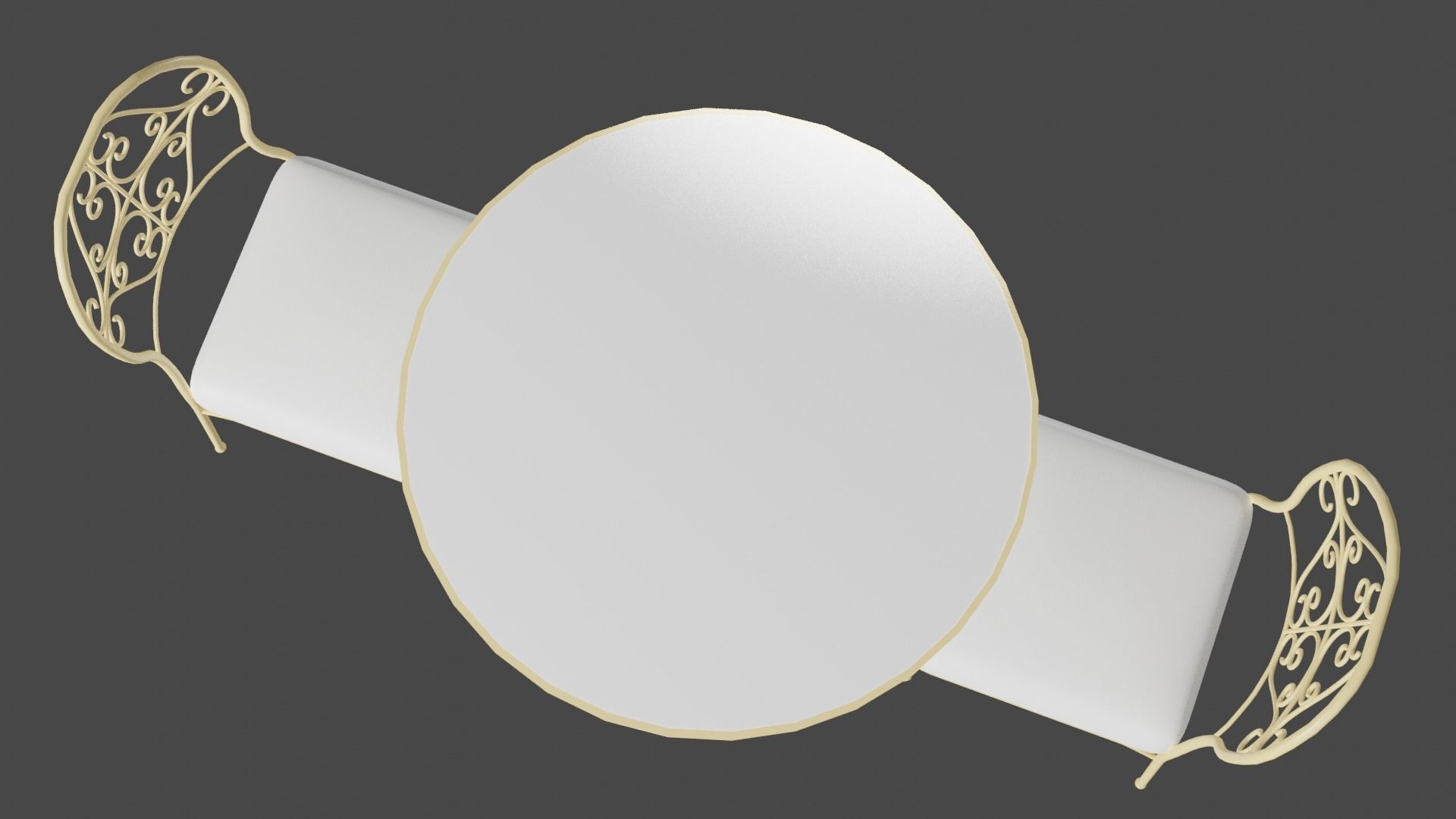 Table Chair Set Free 3D model Free 3D model_2