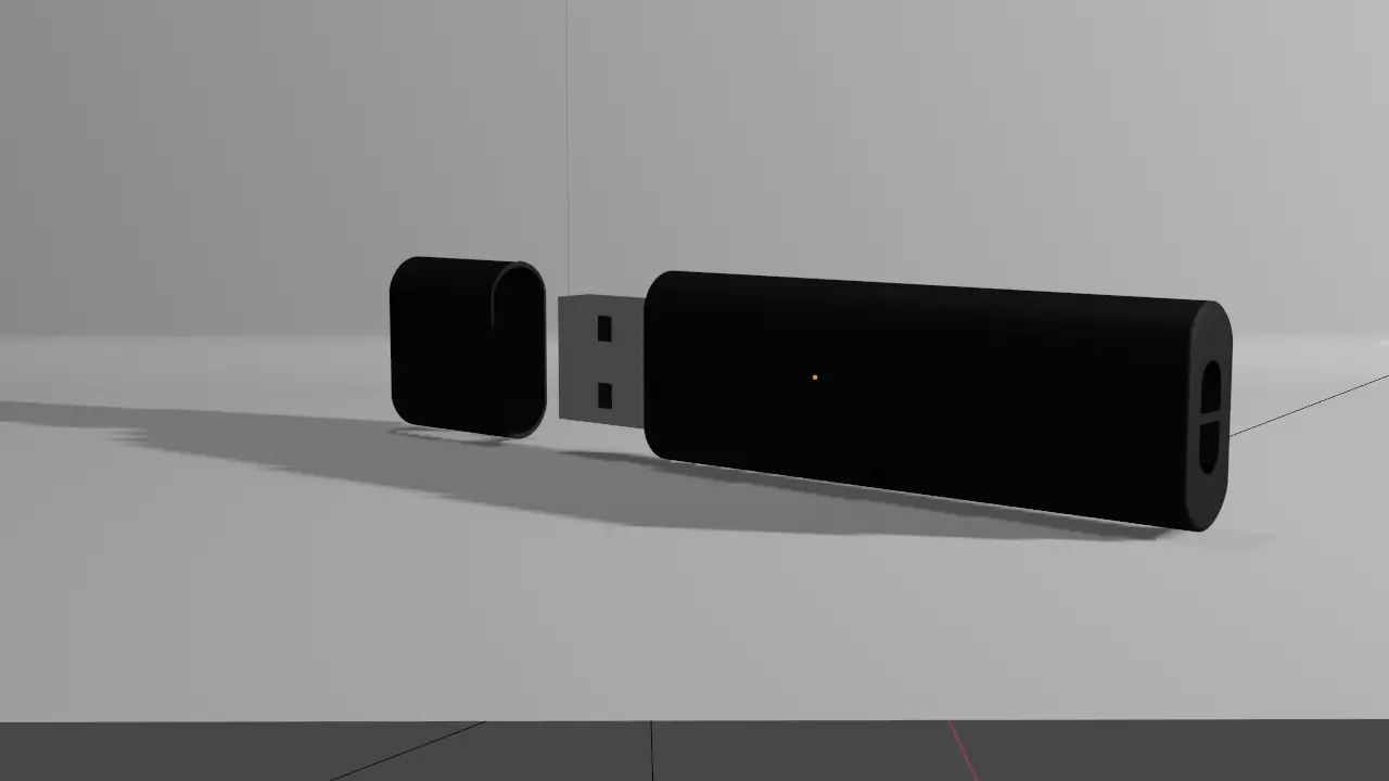 USB Flash drive Free 3D model