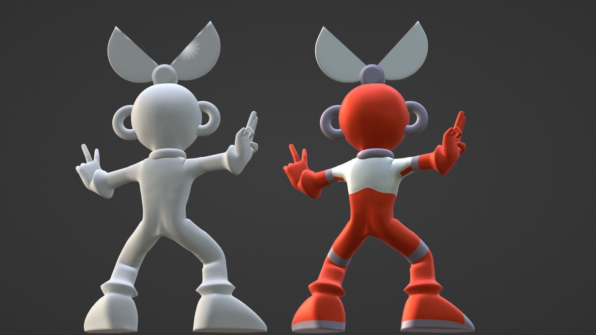 Cutman - Megaman EXE 3D model_15