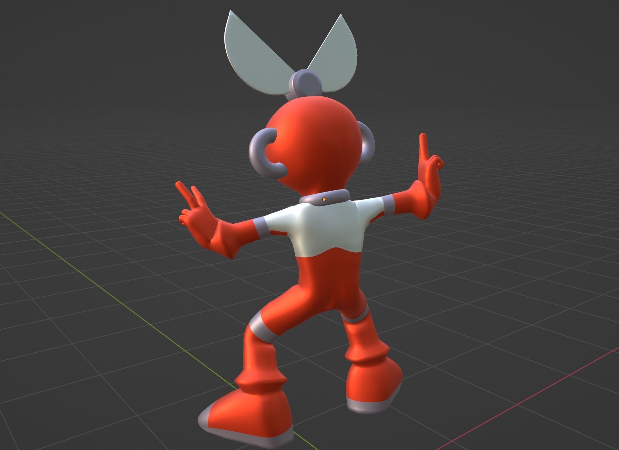 Cutman - Megaman EXE 3D model_4