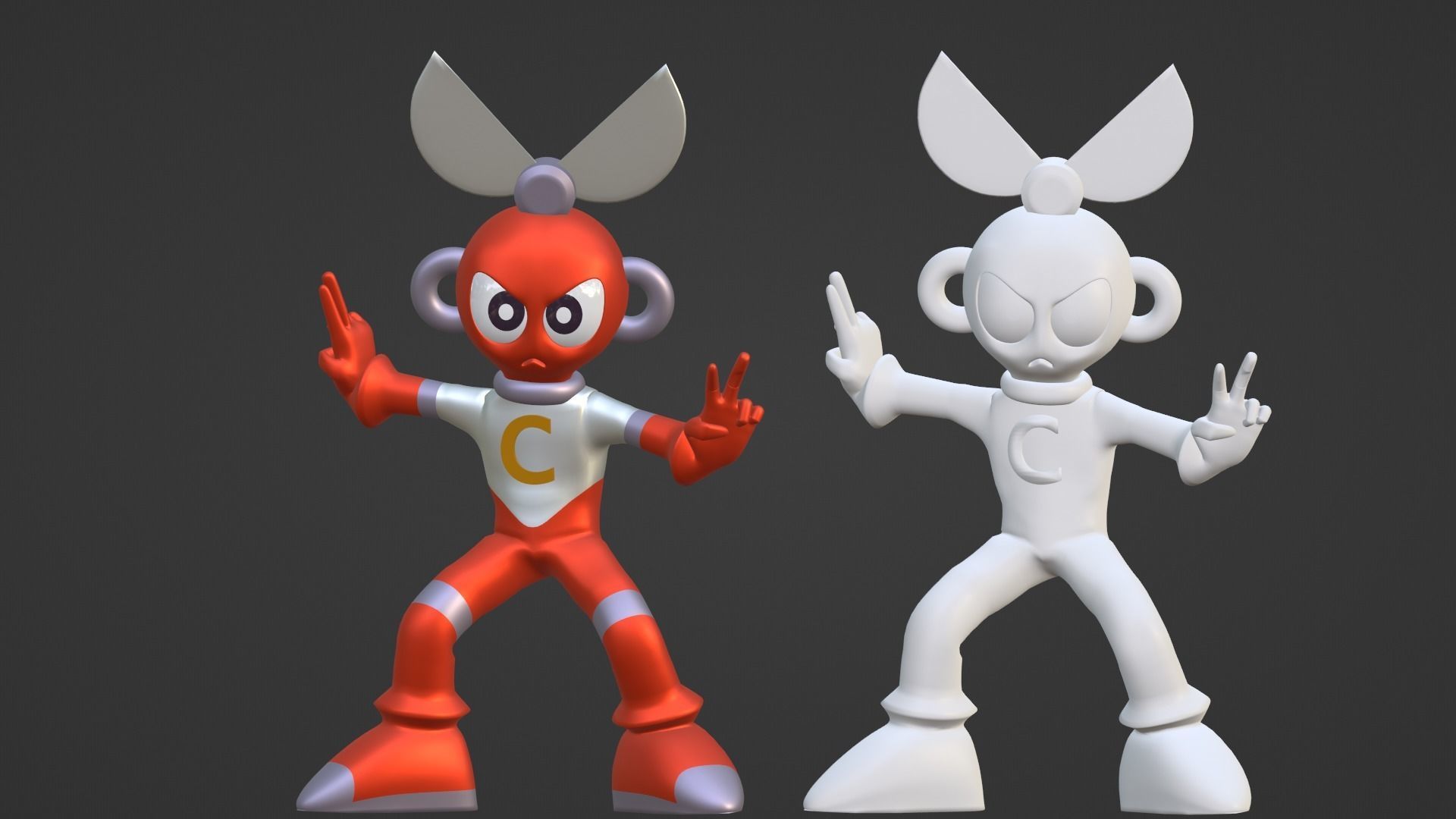 Cutman - Megaman EXE 3D model_14