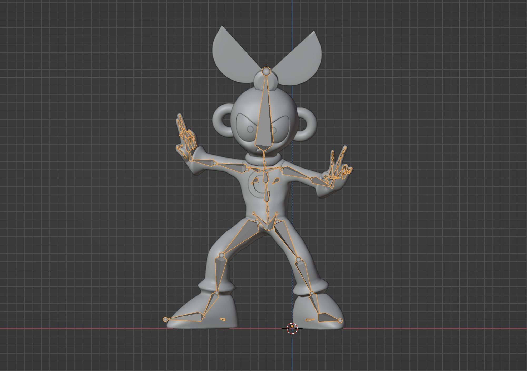 Cutman - Megaman EXE 3D model_12