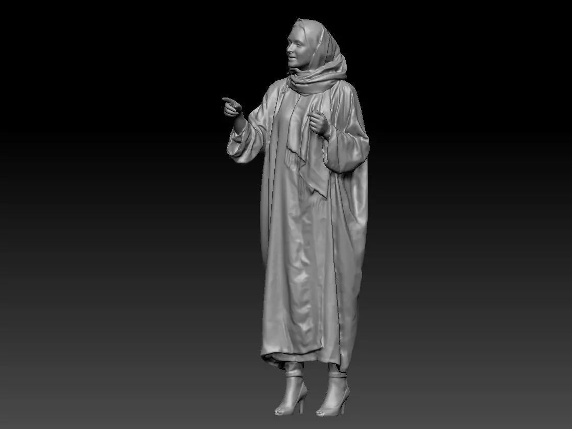 human woman pack 3D print model