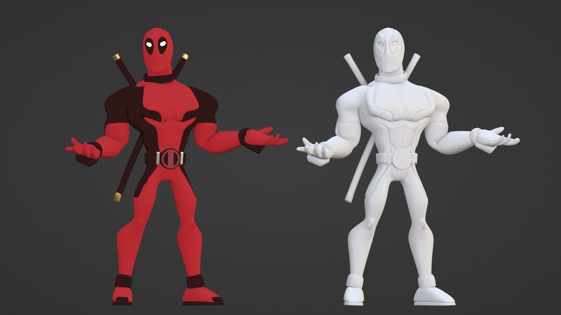 Deadpool - Marvel Comics 3D model_14