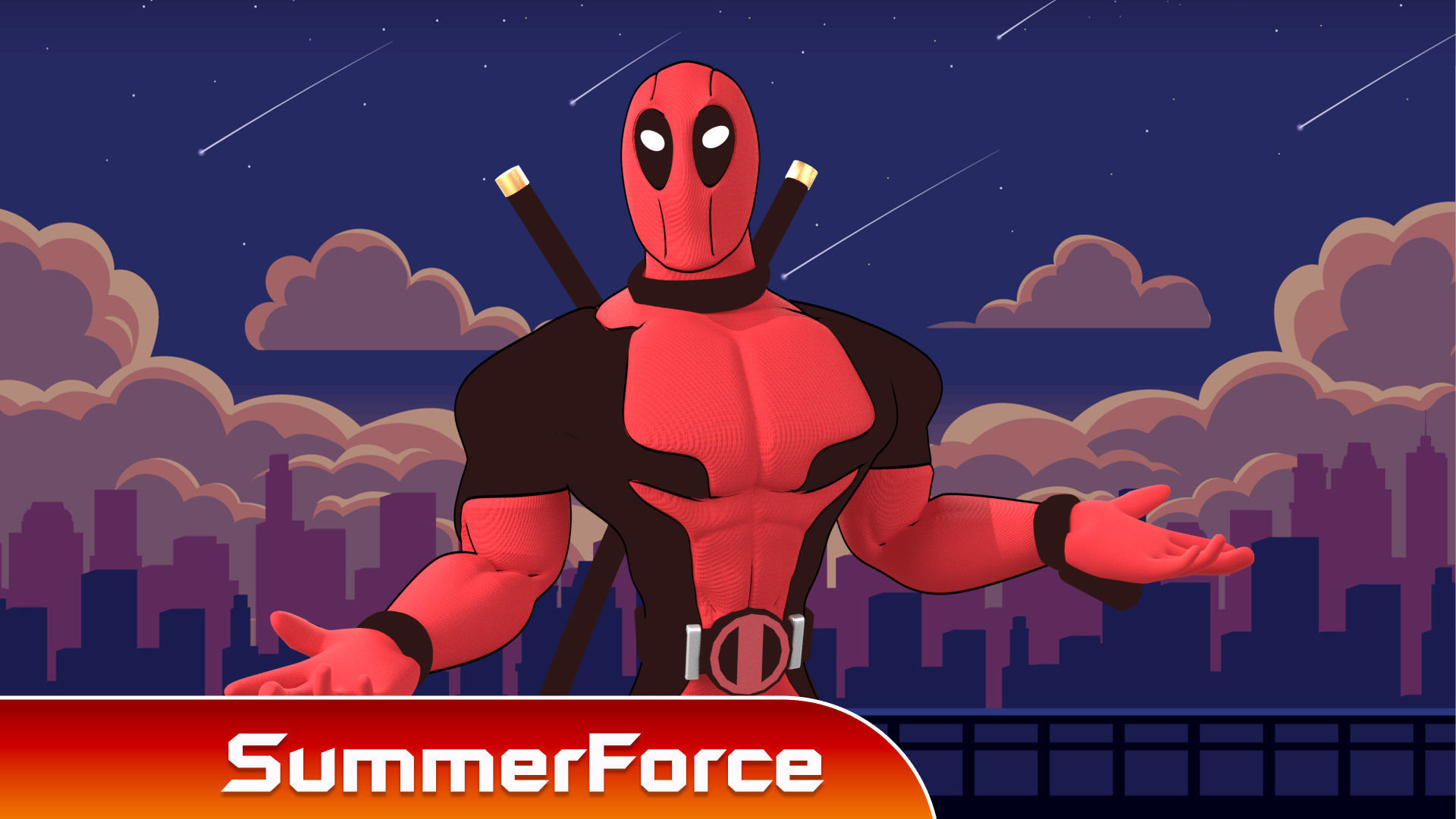 Deadpool - Marvel Comics 3D model_1