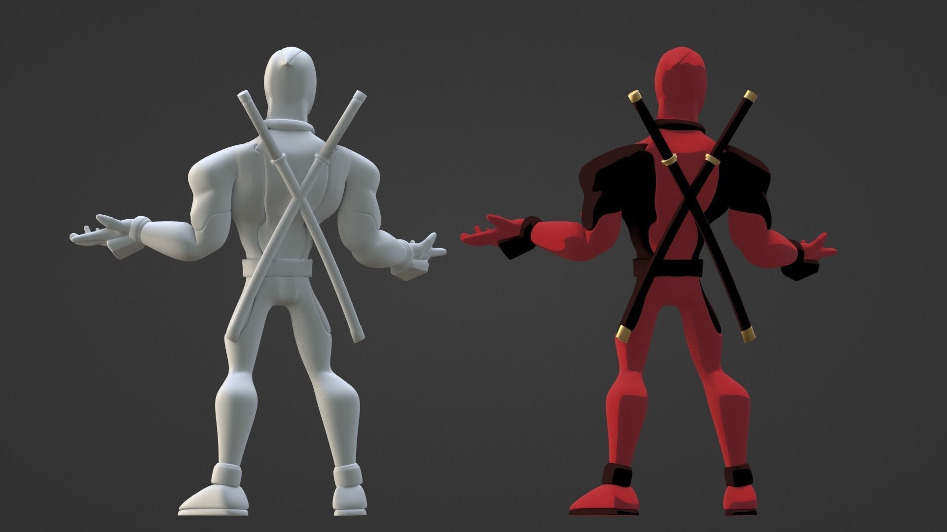 Deadpool - Marvel Comics 3D model_15