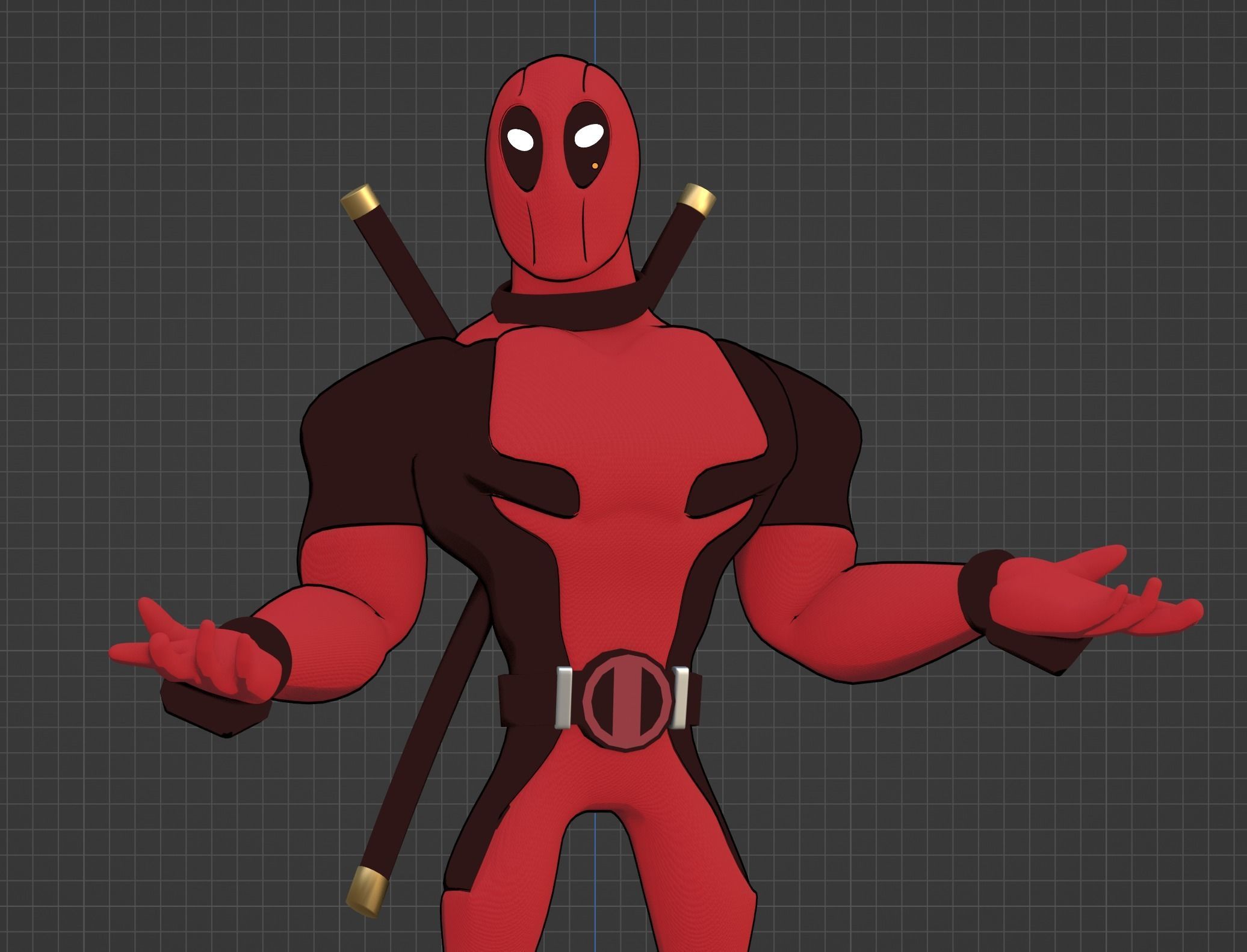 Deadpool - Marvel Comics 3D model_7