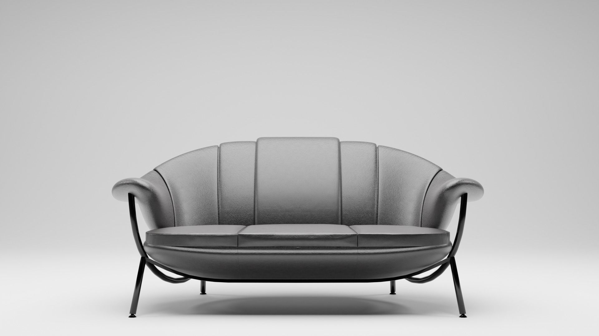 Tiny sofa creative 3D model_4