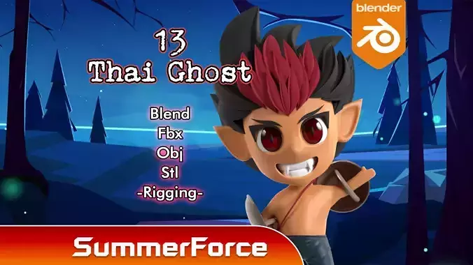 Krahang - 13 Thai Ghost 3D model
