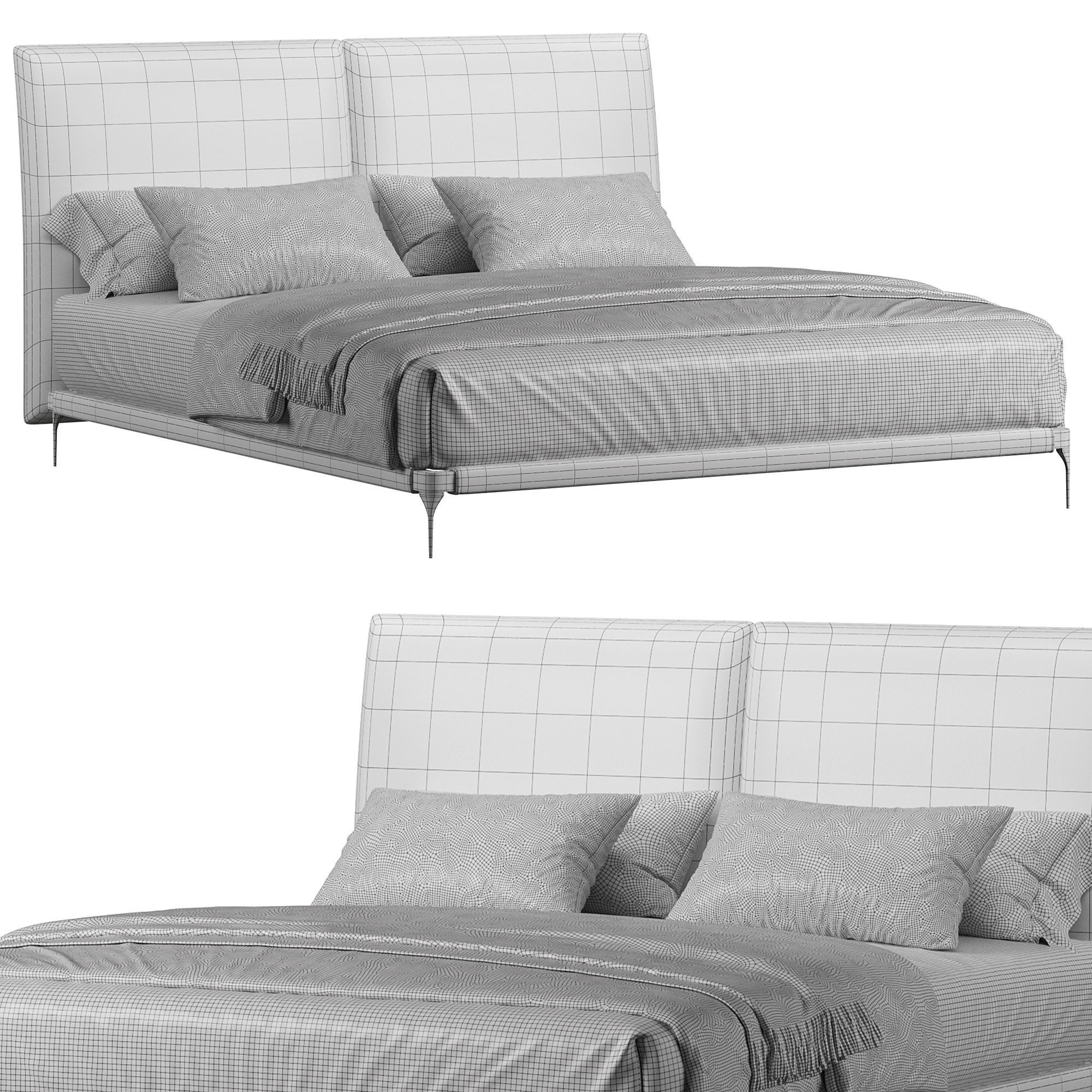 Ada Bed By Ditreitalia 3D model_2