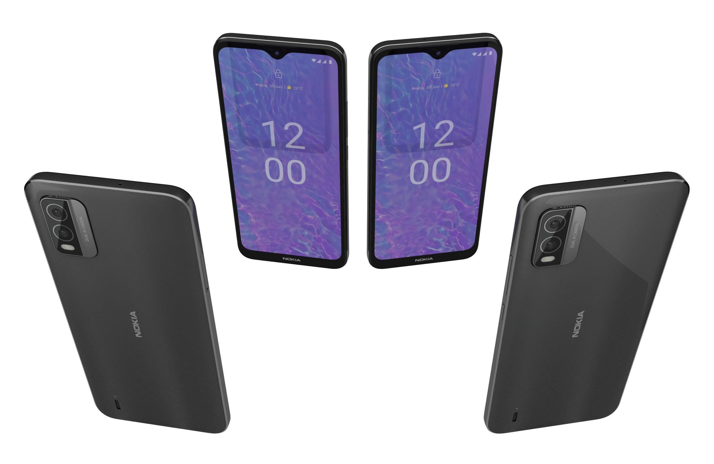 Nokia C210 3D model_4