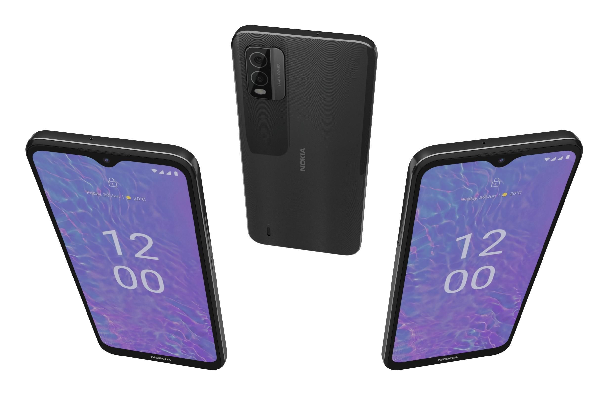 Nokia C210 3D model_1