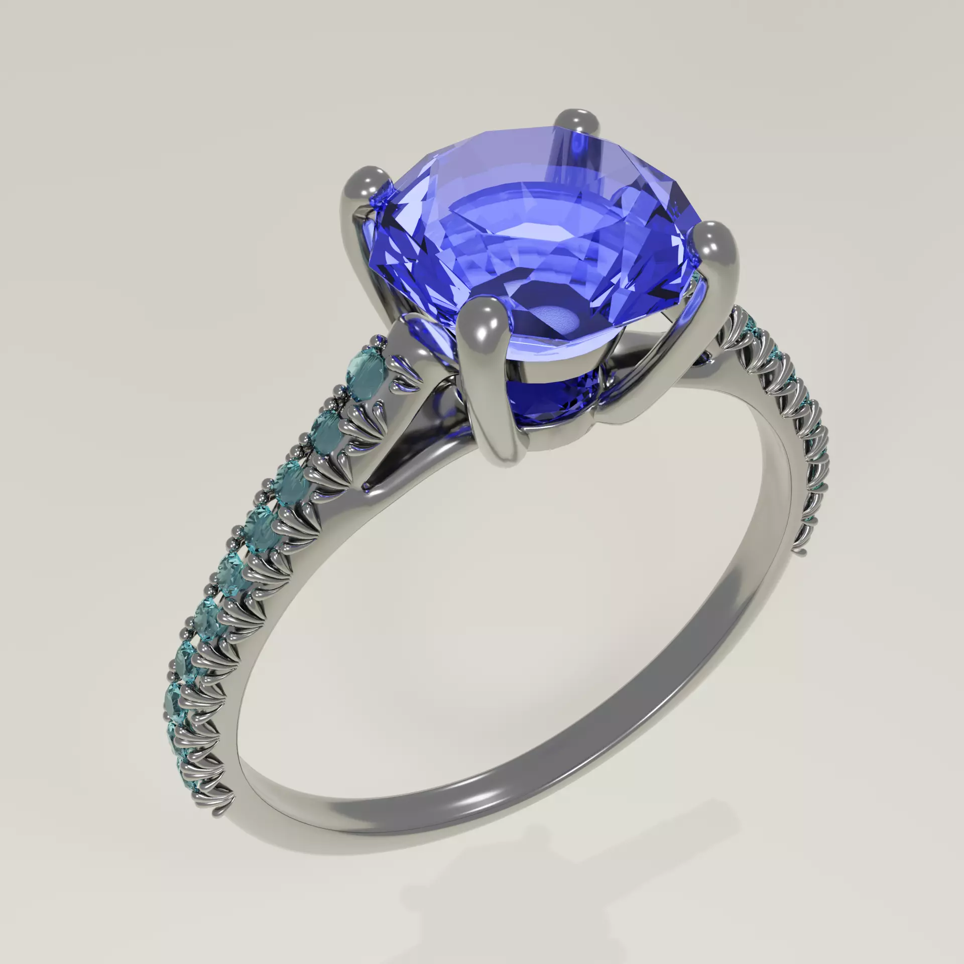 diamond ring Free 3D model