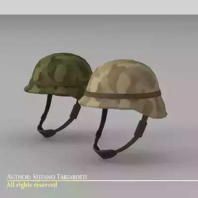 Army helmet 3D model