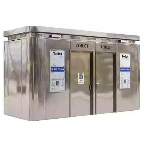 Exeloo Orbit Twin public toilet