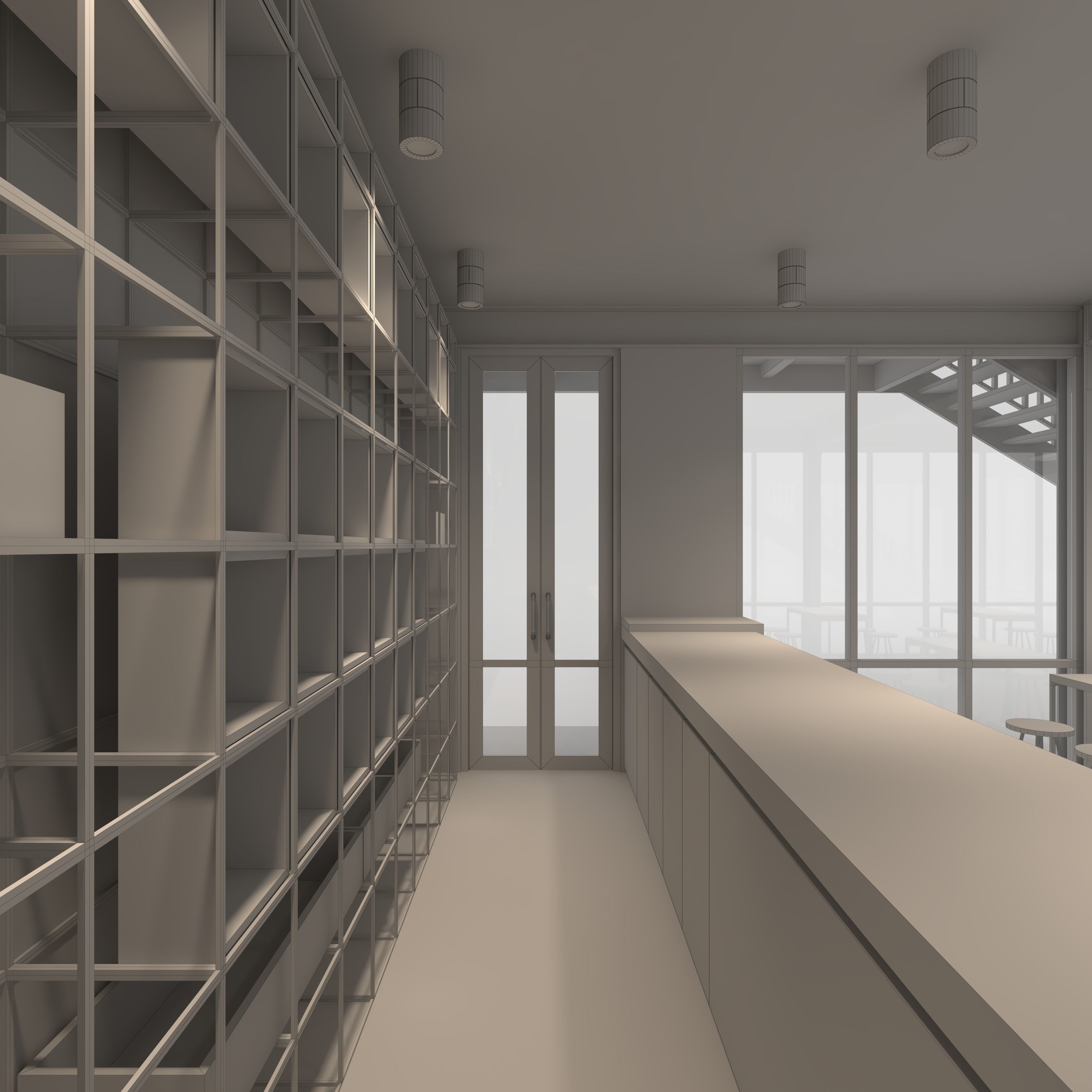 Cafe Modern 4 3D model_27