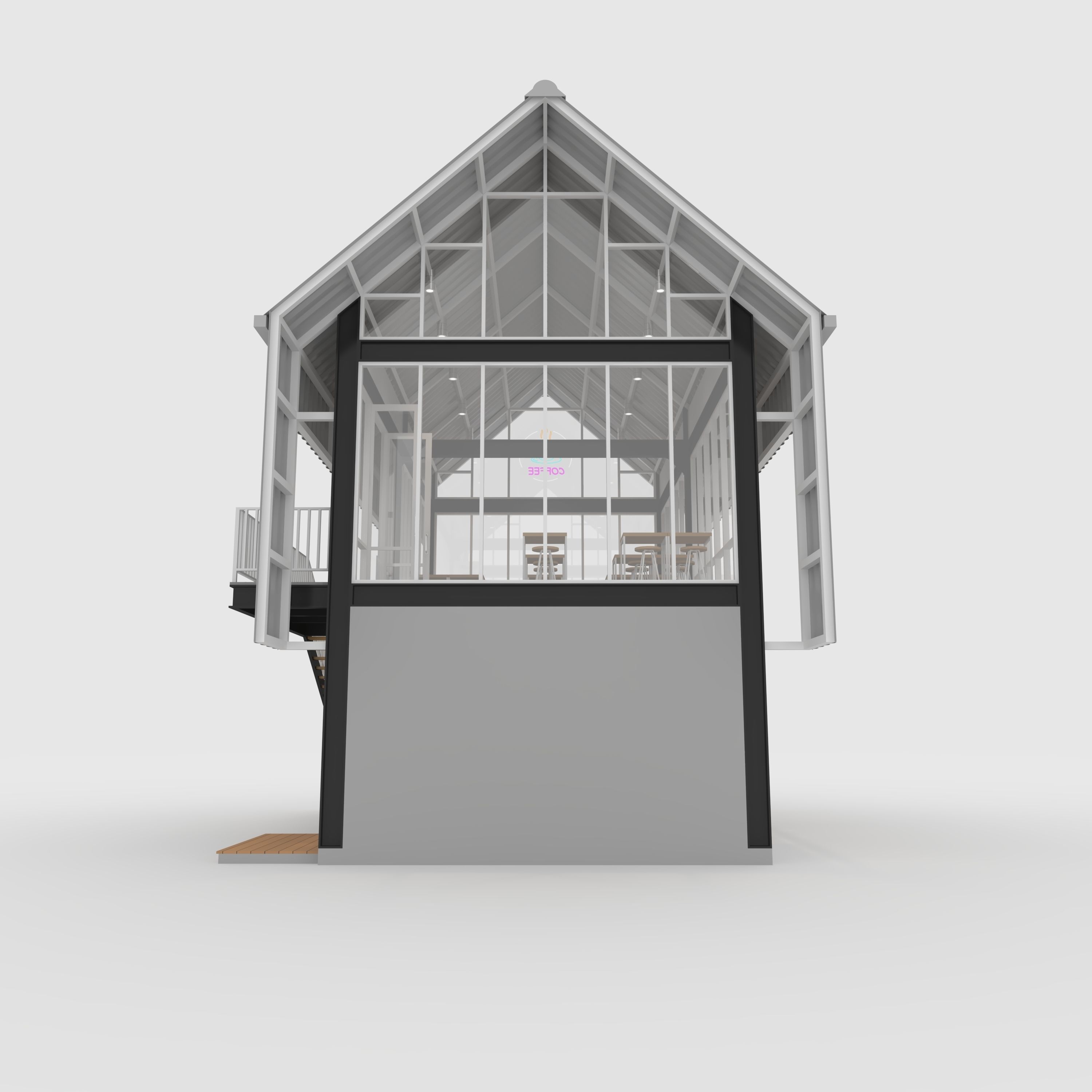 Cafe Modern 4 3D model_20