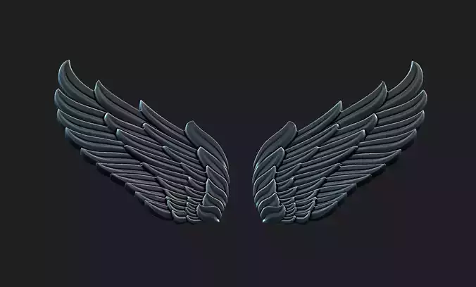 wings 01 3D model