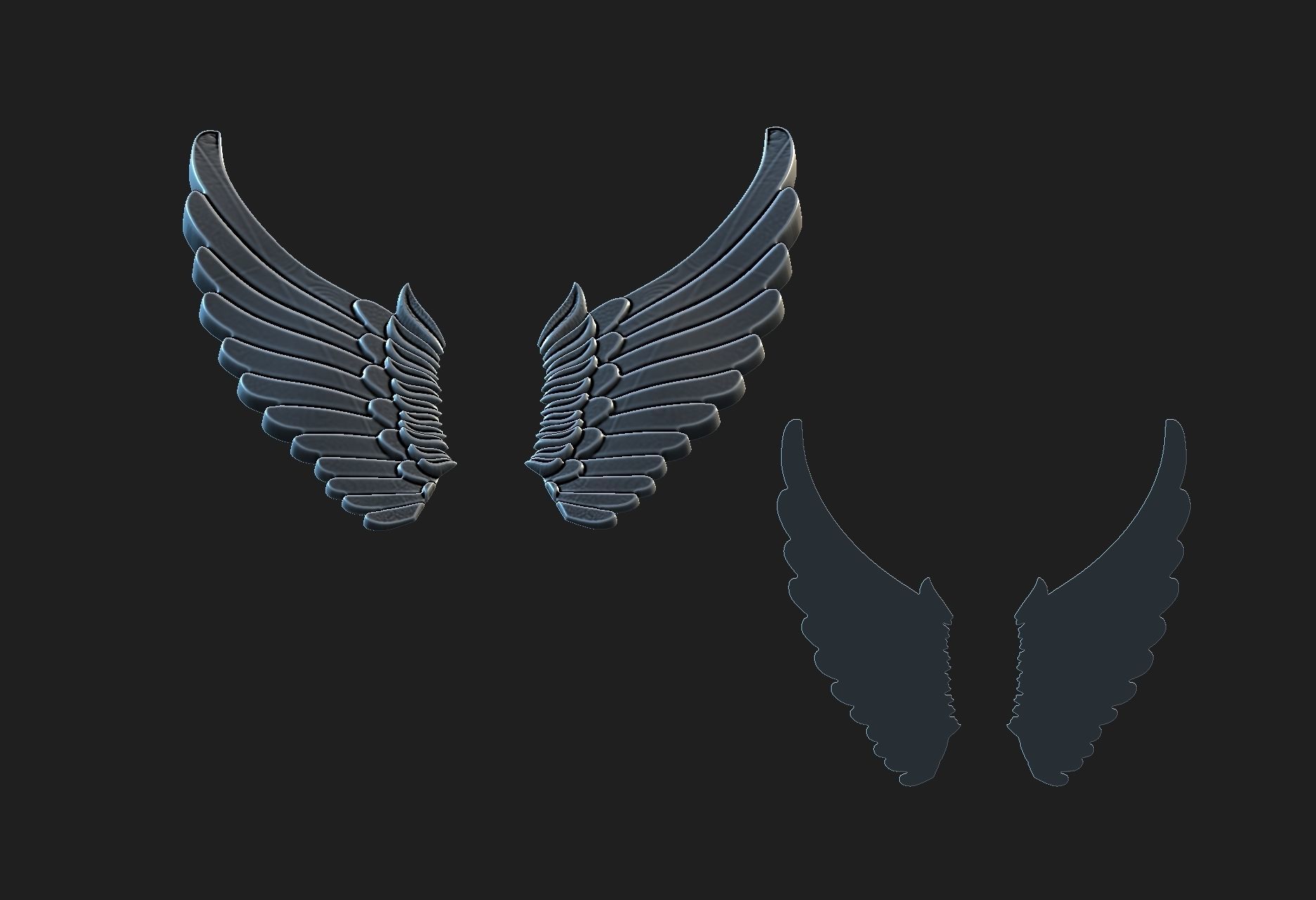 wings 02 3D model_4