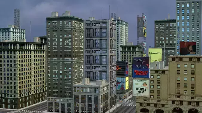 Mordent City 3D Model Part 2 3D model