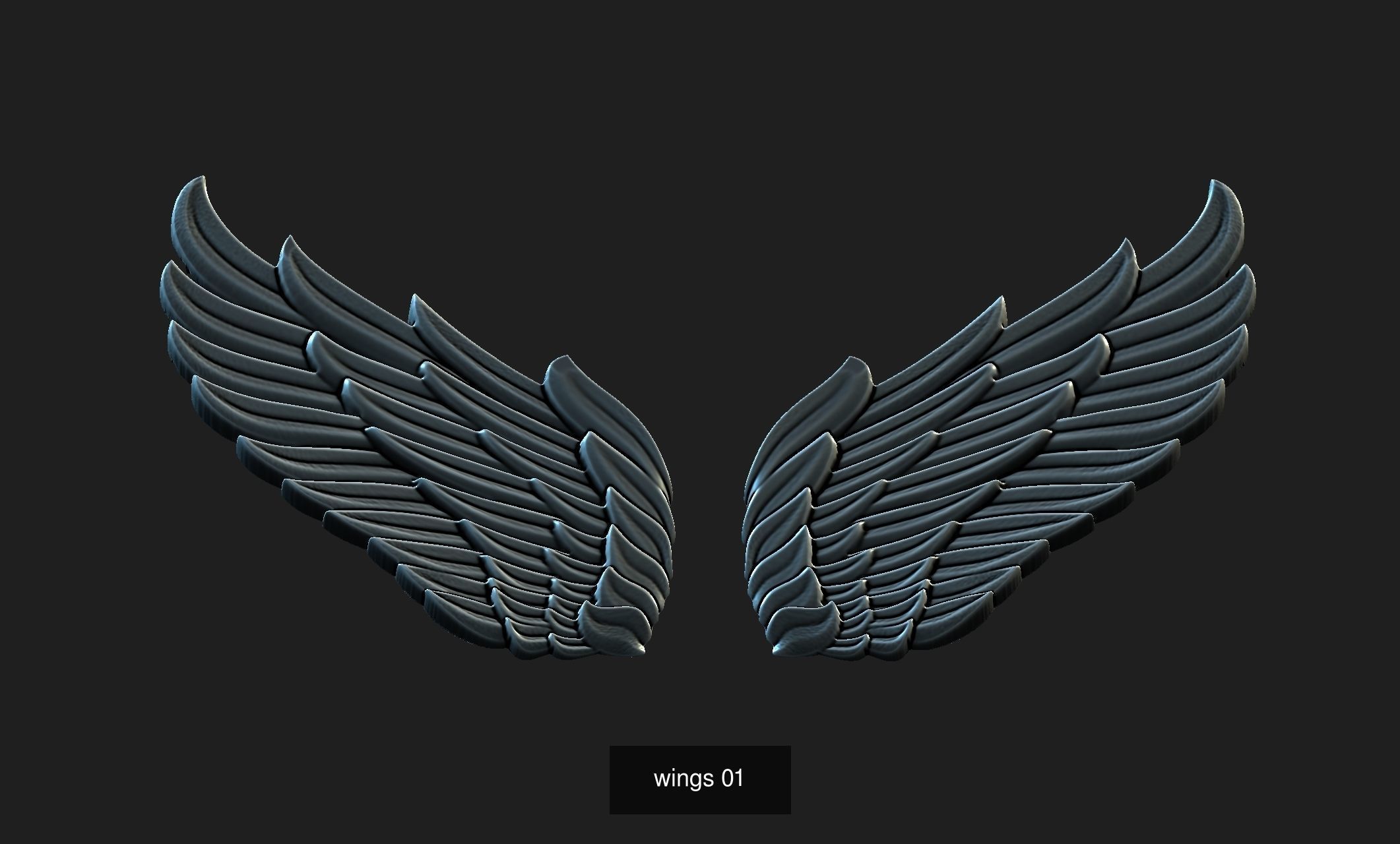 wings 3D Model Collection_1