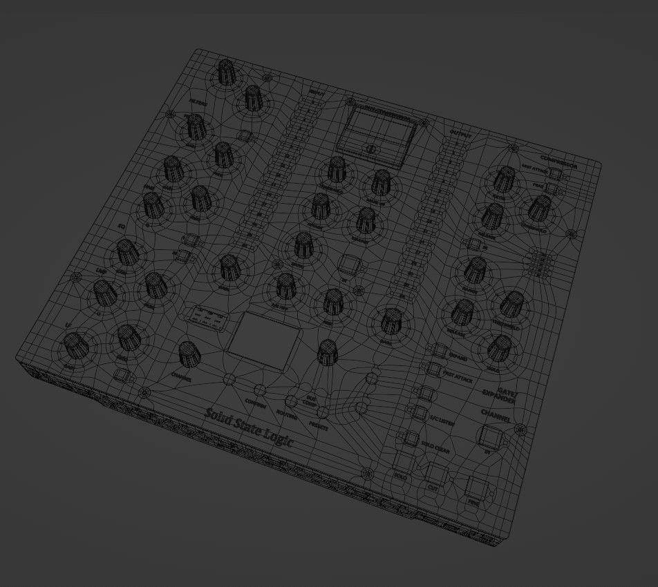 SolidStateLogic UC-1 mixing Controller 3D model_9
