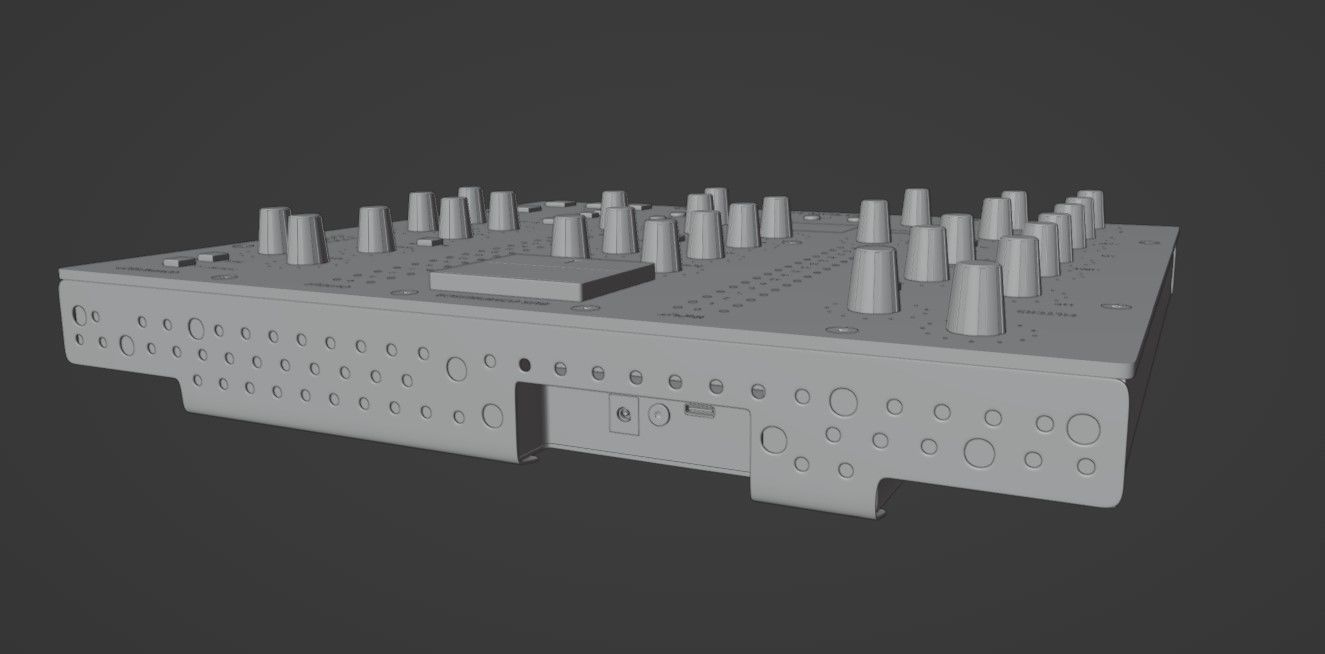SolidStateLogic UC-1 mixing Controller 3D model_5