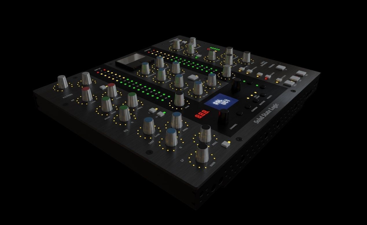 SolidStateLogic UC-1 mixing Controller 3D model_2