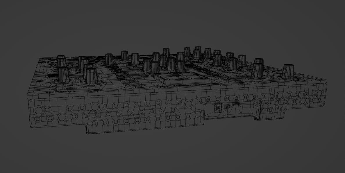 SolidStateLogic UC-1 mixing Controller 3D model_8